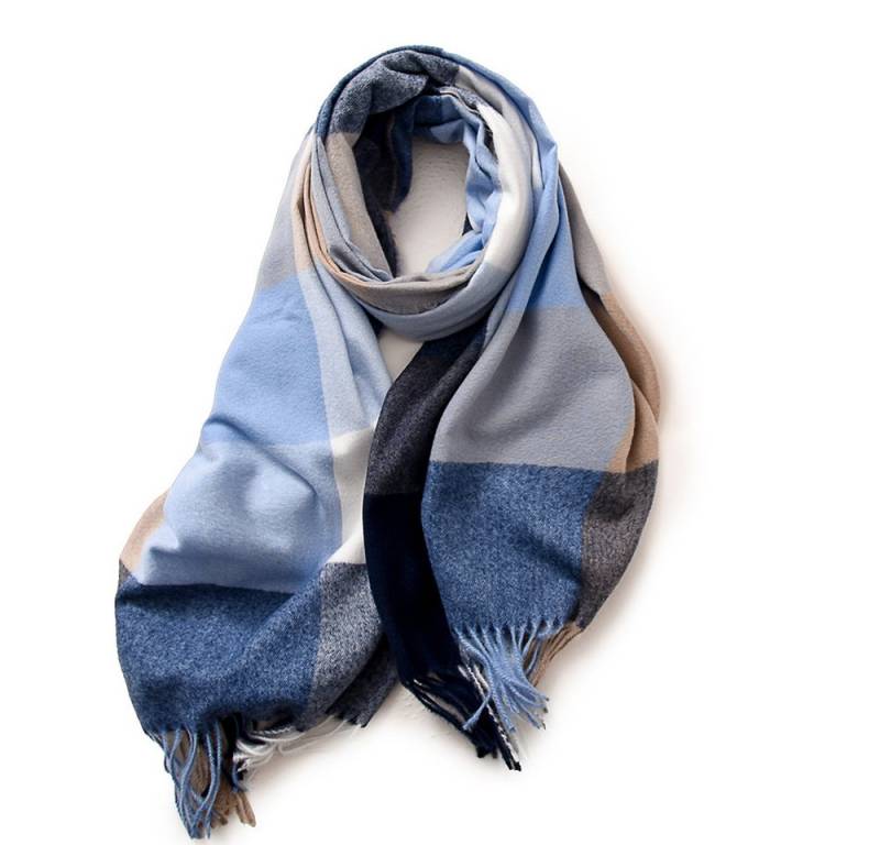 Bextsrack Modeschal Damen Winter Schal Kariert übergroßer Quadratisch Deckenschal von Bextsrack