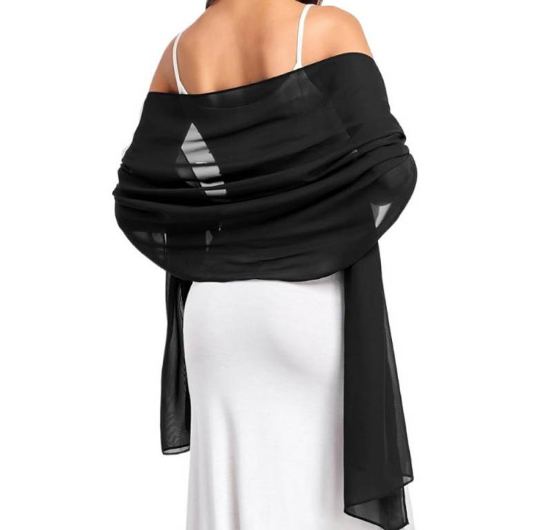 Bextsrack Modeschal Eleganter Chiffon-Schal für Damen – Weiche Stola, (1-St), für Abendkleider, Hochzeiten & festliche Anlässe von Bextsrack
