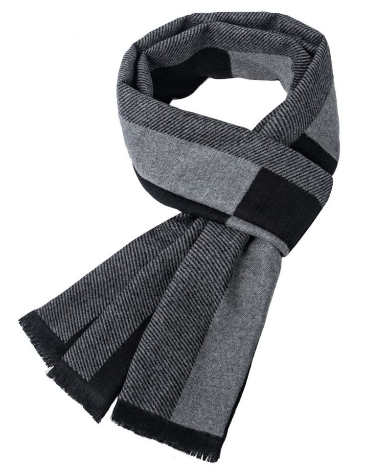 Bextsrack Modeschal Herren Schal Winter Warm Dicker Klassisch Herrenschal 180 * 30cm von Bextsrack