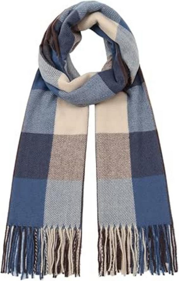 Bextsrack Modeschal Karierter Damen Schal mit Fransen, im Oversize Look,für Herbst Winter von Bextsrack