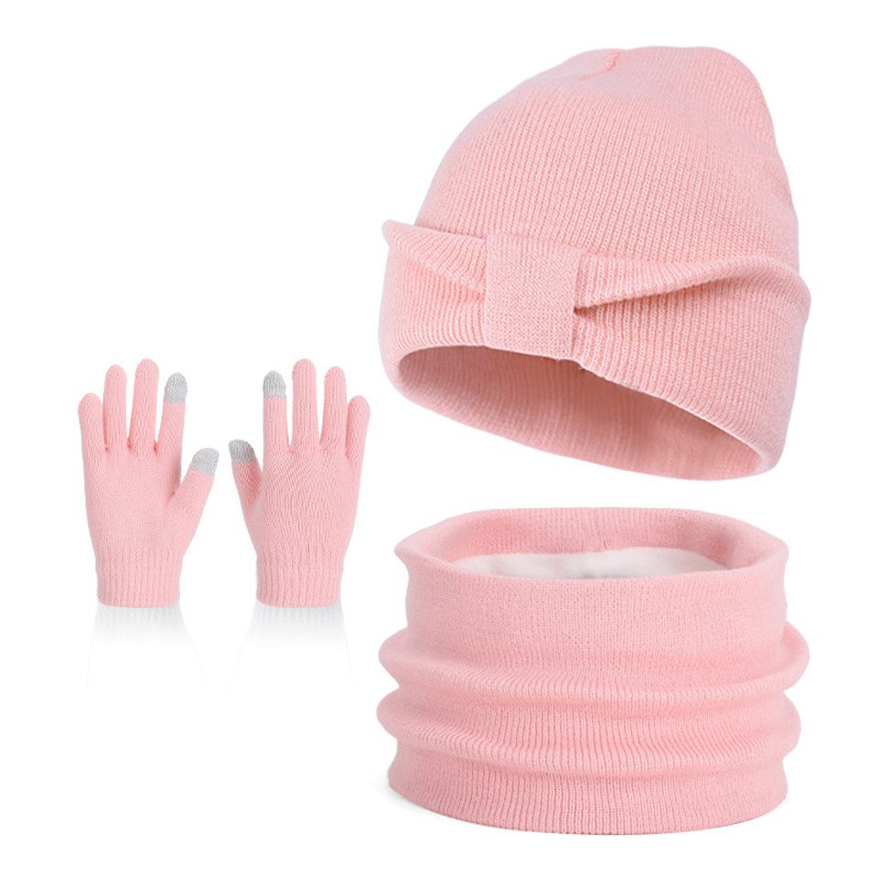Bextsrack Mütze & Schal Kinder Mütze, Handschuhe und Halswärmer Set, geeignet für Jungen und Mädchen im Alter von 3-10 Jahren von Bextsrack