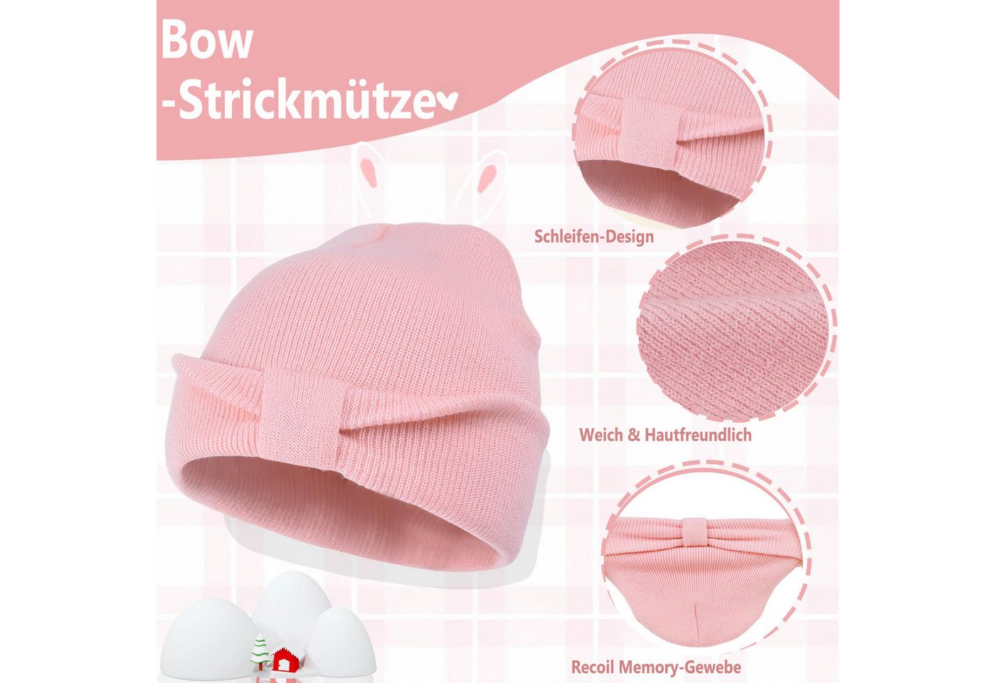 Bextsrack Mütze & Schal Kinder Mütze, Handschuhe und Halswärmer Set, geeignet für Jungen und Mädchen im Alter von 3-10 Jahren von Bextsrack