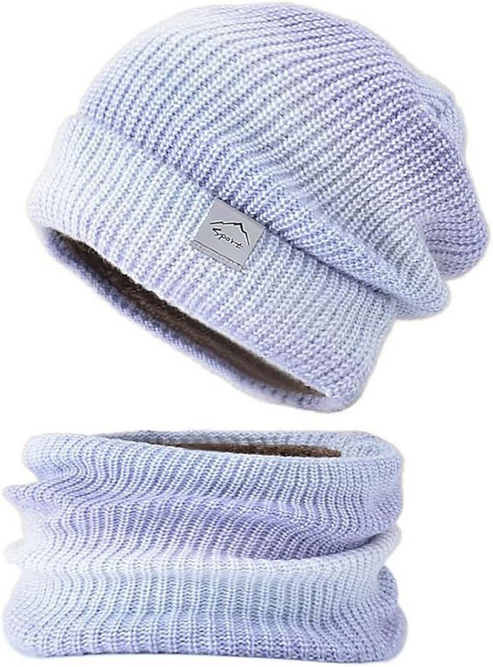 Bextsrack Mütze & Schal Wintermütze Strickmütze mit Schal Damen Warme von Bextsrack