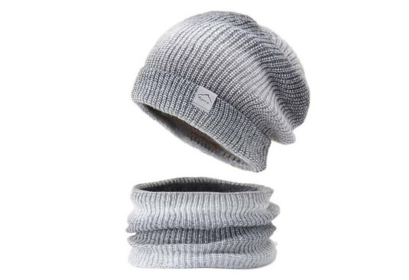 Bextsrack Mütze & Schal Wintermütze Strickmütze mit Schal Damen Warme von Bextsrack