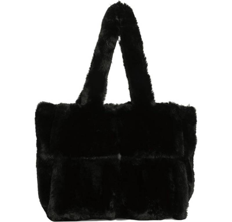 Bextsrack Schultertasche Damen Plüsch Umhängetasche Groß Shopper Tasche Handtasche Tote Bag von Bextsrack
