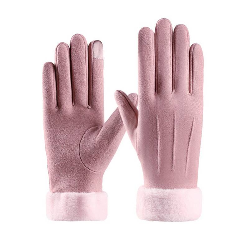 Bextsrack Strickhandschuhe Damen Winter Warm Touchscreen Handschuhe mit Fleece Gefütterte Winterhandschuhe für Kaltes Wetter von Bextsrack