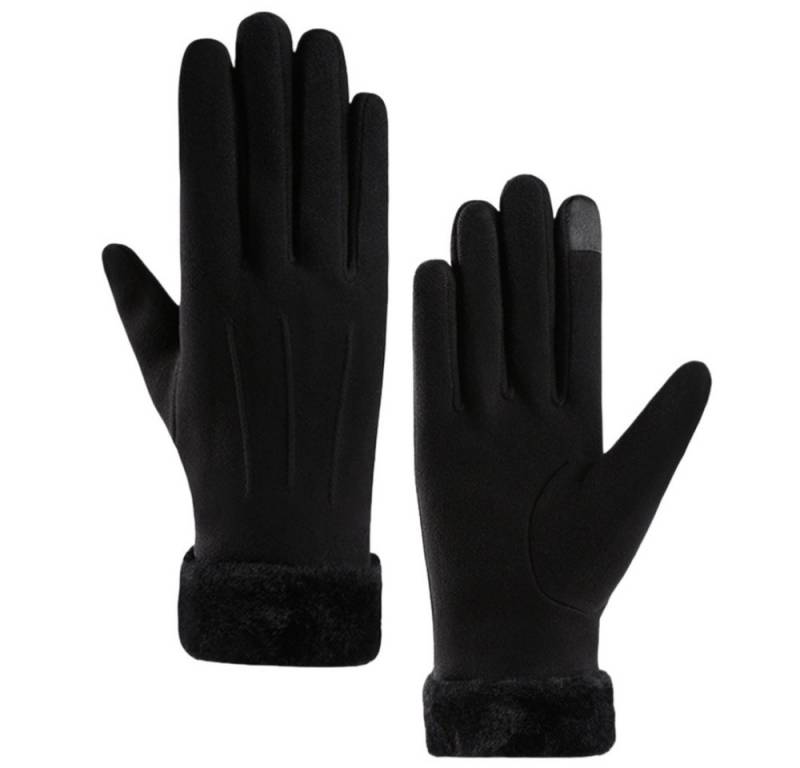 Bextsrack Strickhandschuhe Damen Winter Warm Touchscreen Handschuhe mit Fleece Gefütterte Winterhandschuhe für Kaltes Wetter von Bextsrack