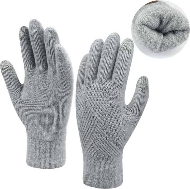 Bextsrack Strickhandschuhe Handschuhe Winterhandschuhe Rippstrick Strickhandschuhe Damen Herren von Bextsrack