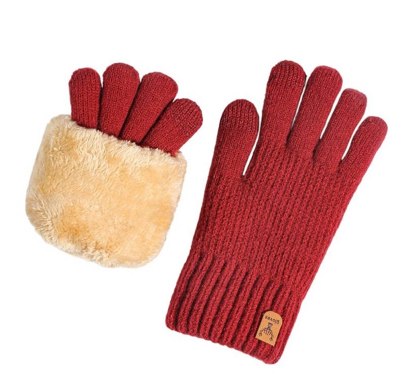 Bextsrack Strickhandschuhe Touchscreen Warme Strickhandschuhe Thermohandschuhe Outdoor Winter Geschenke für Herren und Damen von Bextsrack