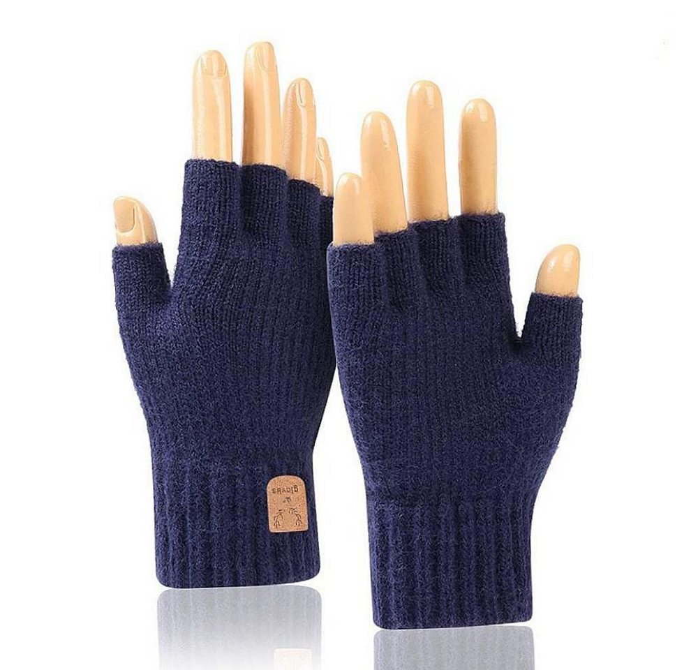Bextsrack Strickhandschuhe Winterhandschuhe mit Fleecefutter,Touchscreen Thermohandschuhe Weihnachten Warme Handschuhe für Herren und Damen von Bextsrack