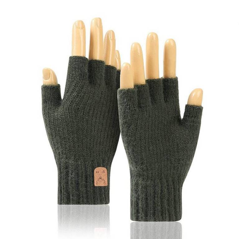Bextsrack Strickhandschuhe Winterhandschuhe mit Fleecefutter,Touchscreen Thermohandschuhe Weihnachten Warme Handschuhe für Herren und Damen von Bextsrack