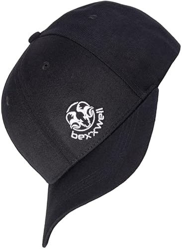 Bexxwell Baseball Cap schwarz mit Logo-Stickerei (optimale Passform, Kappe, Black, Baseballcap, Basecap,Unisex) von Bexxwell