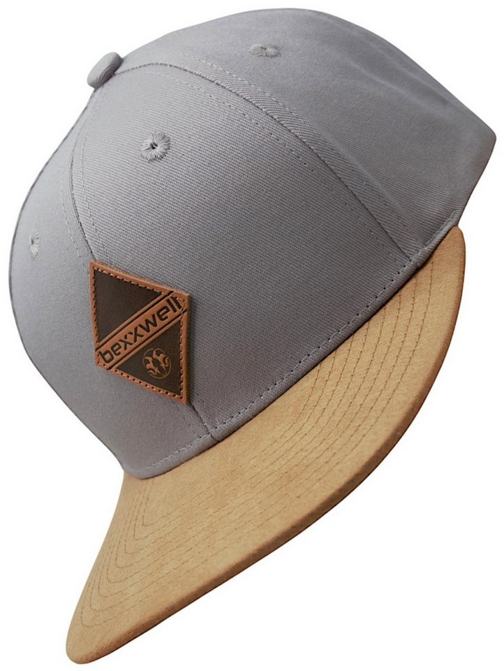 Bexxwell Snapback Cap für Kinder mit Lederpatch (optimale Passform, Unisex) von Bexxwell