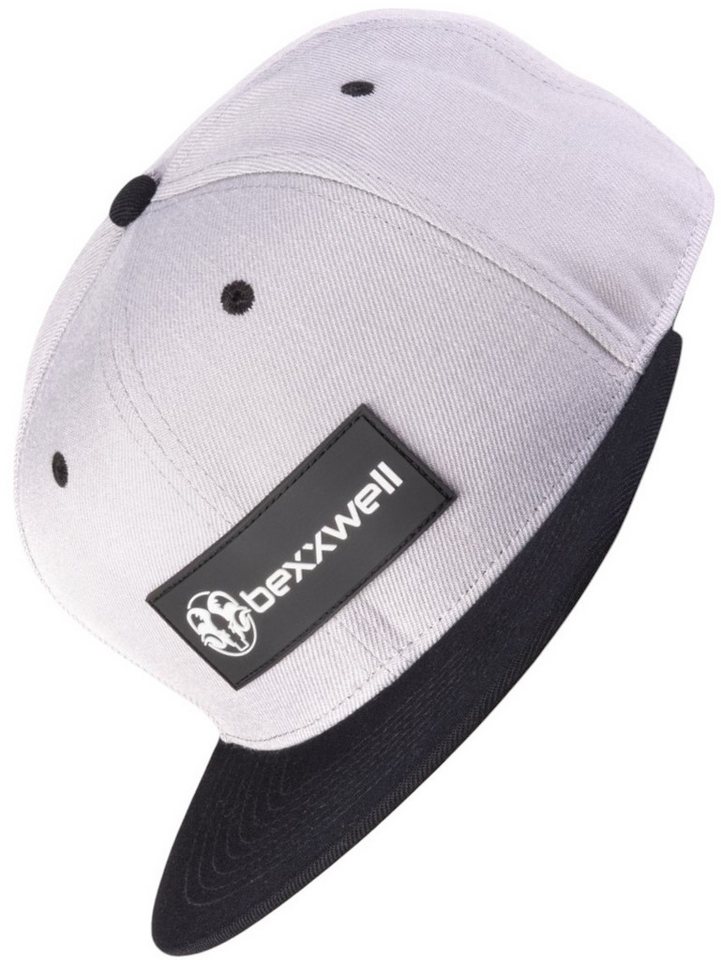 Bexxwell Snapback Cap mit Gummi-Patch (optimale Passform, Unisex) von Bexxwell