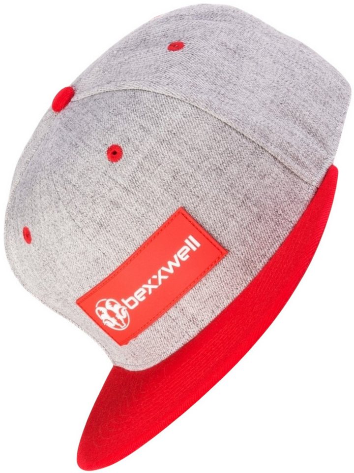 Bexxwell Snapback Cap mit Gummi-Patch (optimale Passform, Unisex) von Bexxwell