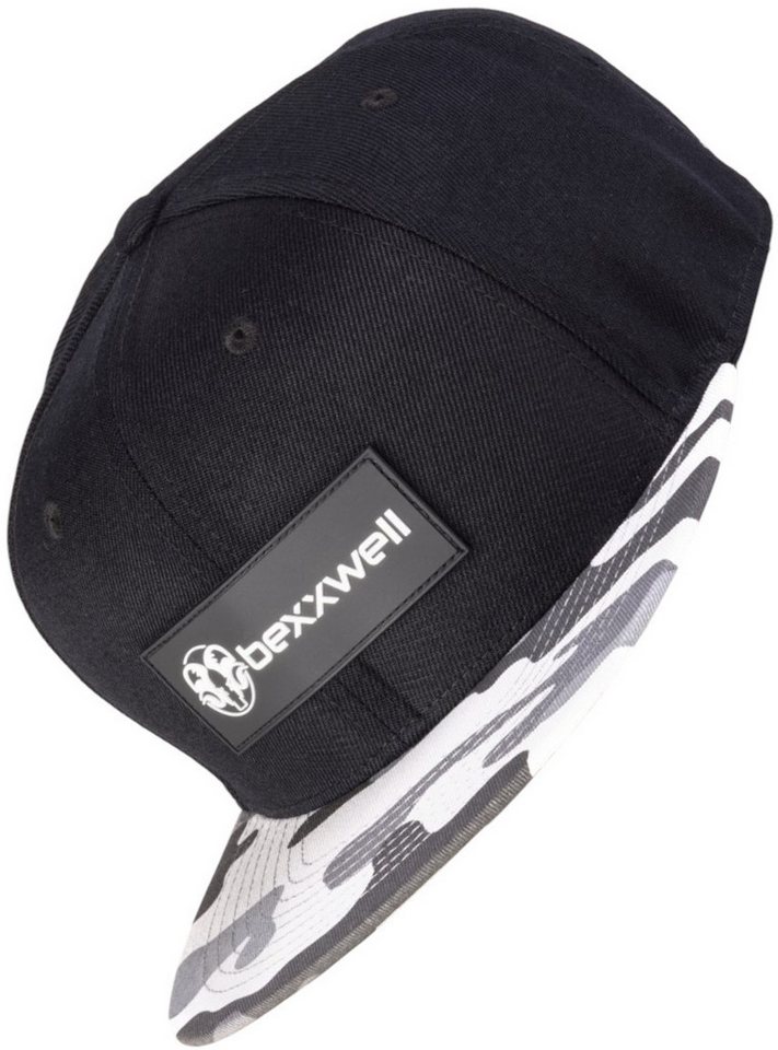 Bexxwell Snapback Cap mit Gummi-Patch (optimale Passform, Unisex) von Bexxwell