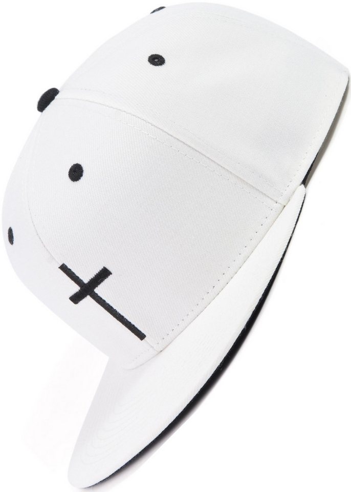 Bexxwell Snapback Cap mit Kreuz-Stickerei (optimale Passform, Unisex) von Bexxwell
