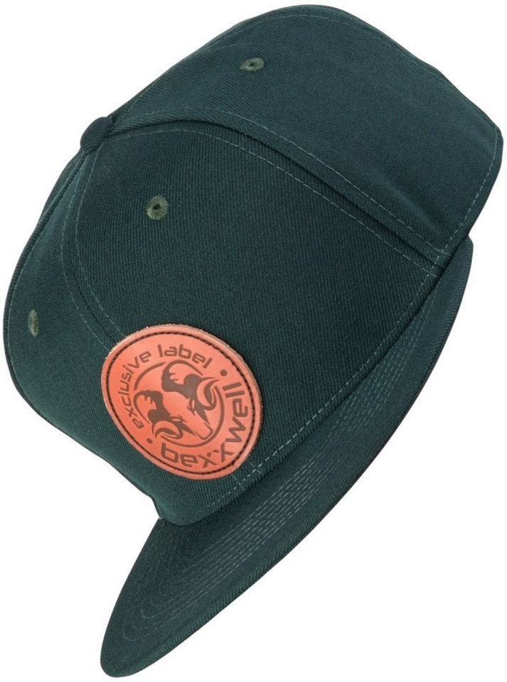Bexxwell Snapback Cap mit Lederpatch (optimale Passform, Unisex) von Bexxwell