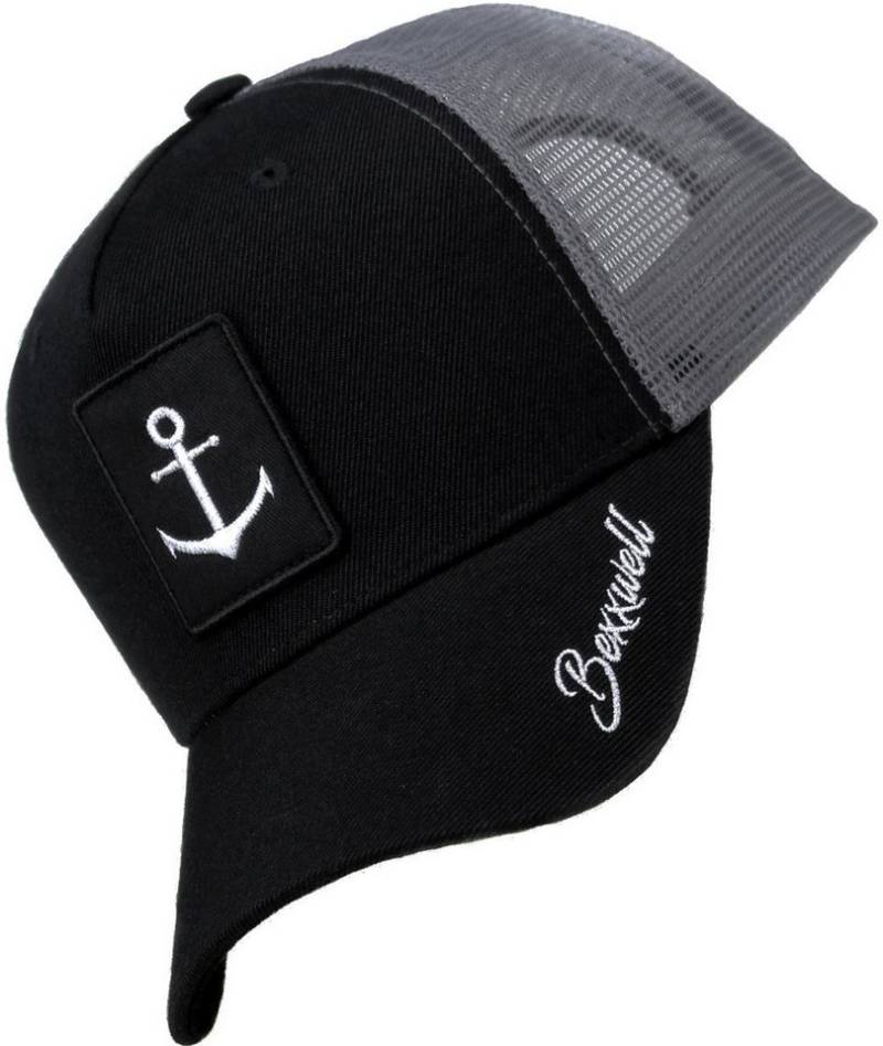 Bexxwell Trucker Cap mit Anker-Patch (optimale Passform, Unisex) von Bexxwell