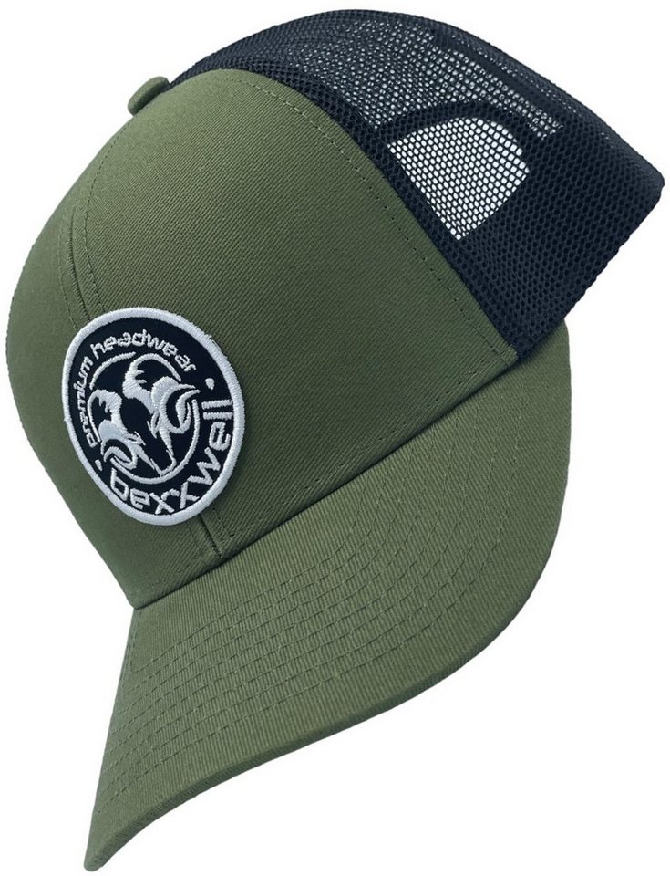 Bexxwell Trucker Cap mit Logo-Patch (optimale Passform, Unisex, Baseball Cap) von Bexxwell