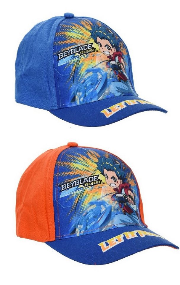 Beyblade Schirmmütze Beyblade Burst 2er-Set Kappen Let it Rip! Mütze Baseball-Cap für Kinde (2er-Set) von Beyblade