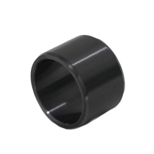 Beydodo Edelstahl Ringe Herren, Männer Ring Breit 15MM Matt Gebürstet Partner Ring Personalisiert Schwarz Gr.54 (17.2) von Beydodo