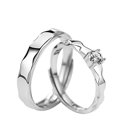 Beydodo Ehering Damen Herren Silber 925, Verlobungsringe mit Wunschgravur Bandringe Zirkonia Trauringe Nickelfre Partnerringe für 2 Beydodo Ehering Damen Herren Silber 925, Verlobungsringe mit Wunschgravur Bandringe Zirkonia Trauringe Nickelfre Partnerringe für 2 von Beydodo