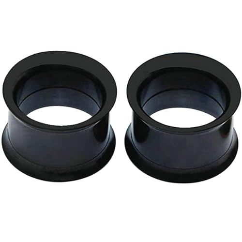 Beydodo Ohr Tunnel 4MM Edelstahl Set Schwarz von Beydodo