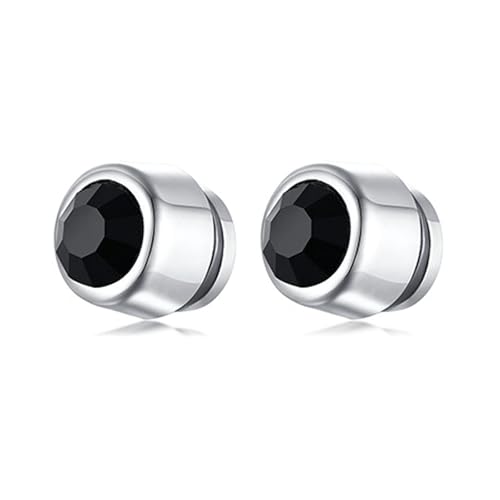 Beydodo Ohrclips Herren Edelstahl, Ohrringe ohne Ohrloch 7MM mit Schwarz Zirkonia Ohr Cuff Ohrklemme Nickelfrei Silber Beydodo Ohrclips Herren Edelstahl, Ohrringe ohne Ohrloch 7MM mit Schwarz Zirkonia Ohr Cuff Ohrklemme Nickelfrei Silber von Beydodo