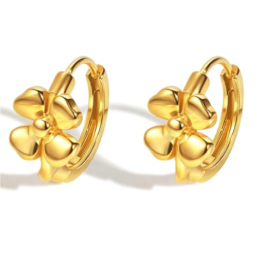 Beydodo Ohrringe Edelstahl Vergoldet Damen, Creolen Blume Ohrringe Creolen Gold Nickelfrei Beydodo Ohrringe Edelstahl Vergoldet Damen, Creolen Blume Ohrringe Creolen Gold Nickelfrei von Beydodo