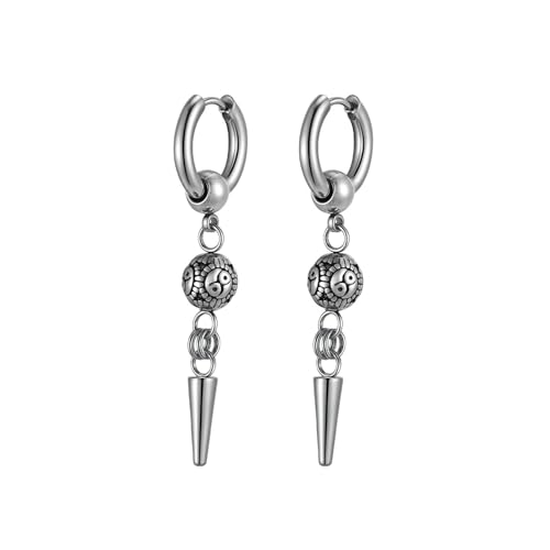 Beydodo Ohrringe Herren Edelstahl Vergoldet, Creolen mit Anhänger Geometrie Ohrringe Gold Nickelfrei Modeschmuck Beydodo Ohrringe Herren Edelstahl Vergoldet, Creolen mit Anhänger Geometrie Ohrringe Gold Nickelfrei Modeschmuck von Beydodo