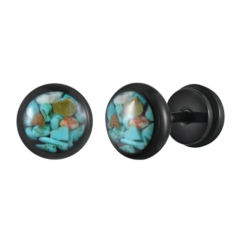 Beydodo Ohrstecker Edelstahl Herren, Ohrringe mit Epoxid Ohrringe Jungen Schwarz Nickelfrei Beydodo Ohrstecker Edelstahl Herren, Ohrringe mit Epoxid Ohrringe Jungen Schwarz Nickelfrei von Beydodo