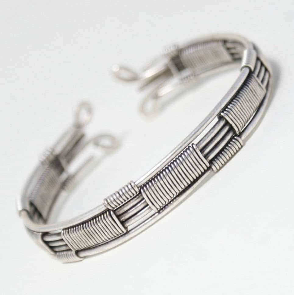 Herren Silber Armband, Armband Herren, Schmuck, Manschette Männer von BeyhanAkman