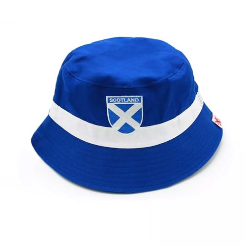 Beyond Happy Scotland Saltire Fischerhut, strapazierfähig, schottischer Sonnenhut, 100 % Baumwolle, Unisex, mehrfarbig, Einheitsgröße von Beyond Happy