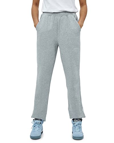 Beyond Now Damen Beyond Now Blanca Gots Jogginghose | Hosen Damen in Grau | Herbst Hose | Größe L GOTS Sweatpants Blanca GOTS Sweatpants, 113 Grey Melange, L von Beyond Now