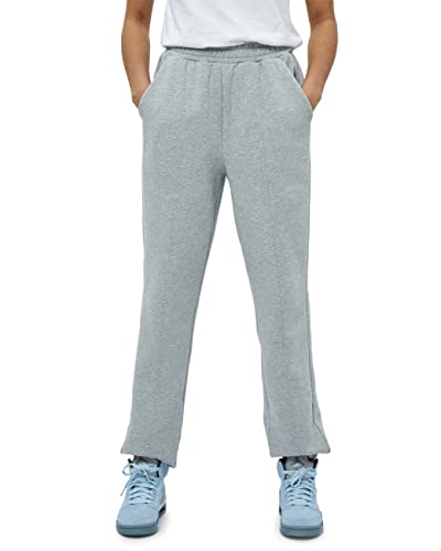 Beyond Now Damen Beyond Now Blanca Gots Jogginghose | Hosen Damen in Grau | Herbst Hose | Größe M GOTS-Jogginghose Blanca GOTS Sweatpants, 113 Grey Melange, M von Beyond Now