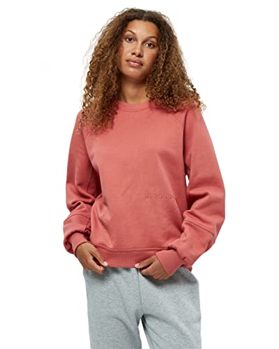 Beyond Now Damen Beyond Now Brooklyn Gots Sweatshirt | Sweatshirt Damen in Rot | Herbst Pullover für Damen | Größe Xl GOTS Sweatshirt Klassisch, 701 Mineral Red, XL von Beyond Now