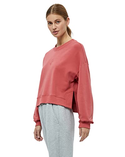 Beyond Now Damen Cassie Gots Crew Sweatshirt GOTS Crew Sweatshirt Klassisch, Mineralrot, L von Beyond Now