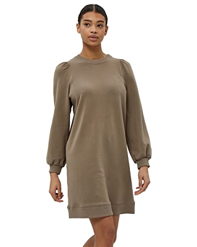 Beyond Now Damen Kaia Gots Sweatkleid GOTS Sweatkleid Strick, Fossil, XXL von Beyond Now
