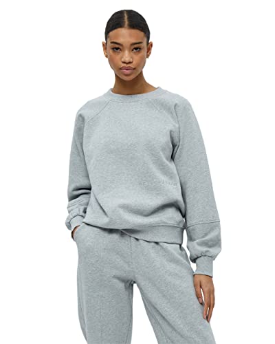 Beyond Now Damen Beyond Now Brooklyn Gots Sweatshirt | Sweatshirt Damen in Grau | Herbst Pullover für Damen | Größe Xl GOTS-Sweatshirt Brooklyn GOTS sweatshirt, 113 Grey Melange, XL von Beyond Now