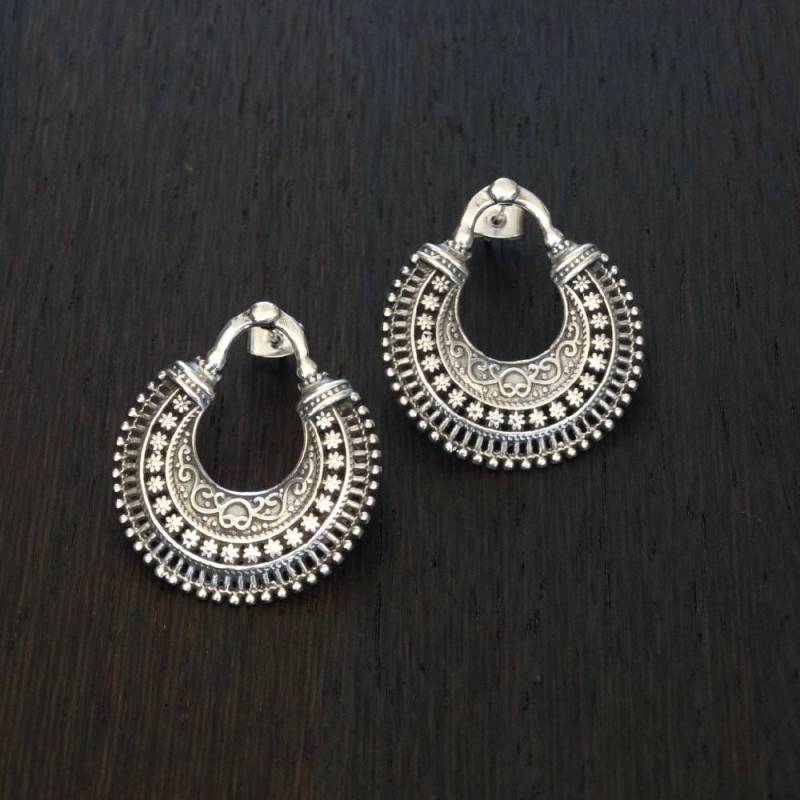 Silber Ohrstecker, Sterling Ohrringe, Verwickelte Filigrane Ohrstecker Statement 925 von BeyondBiasa