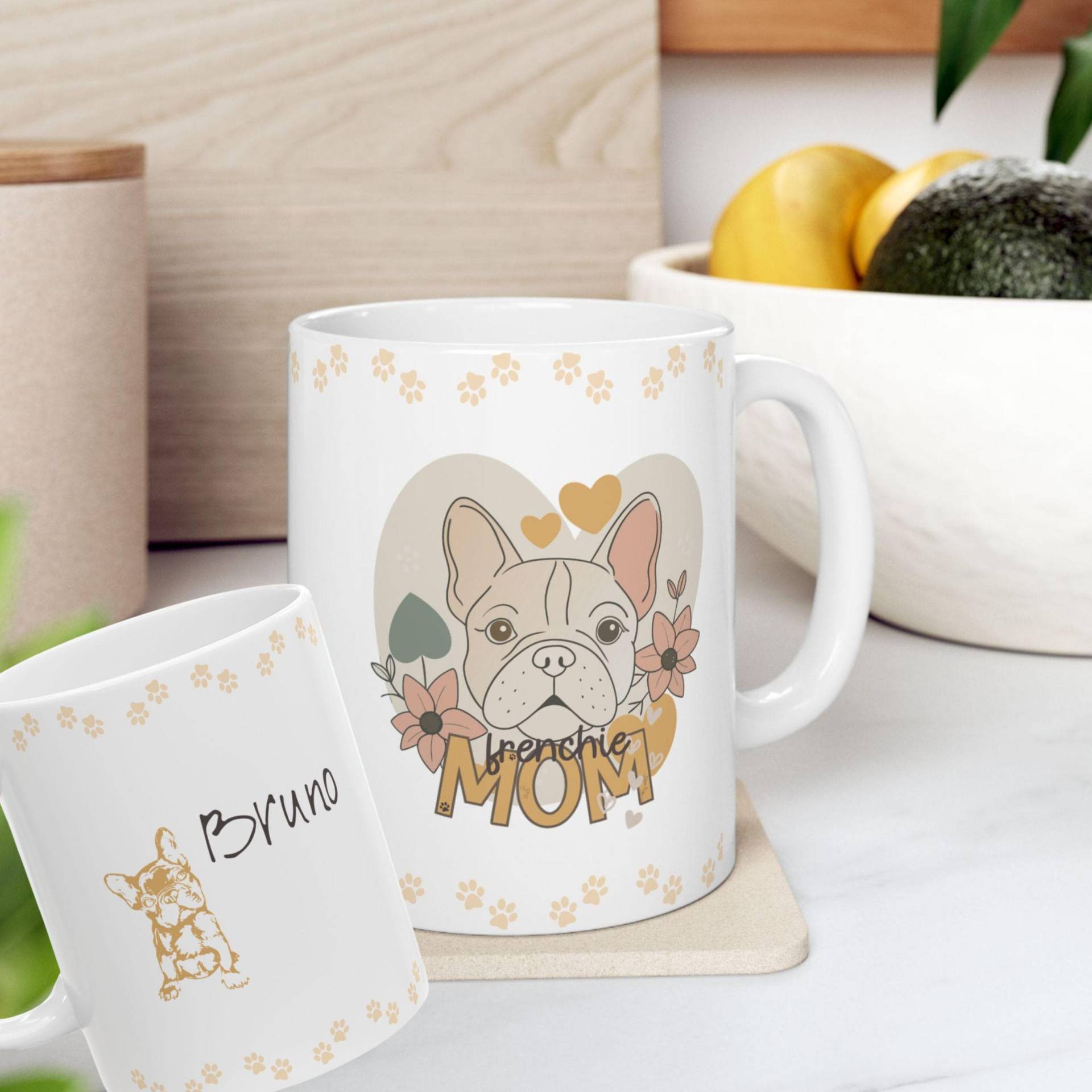 Frenchie Gift Personalized, French Bulldog Lover Gift, Mom Mug, For Owner, Frenchbulldog Lover Gift von BeyondDesignForYou