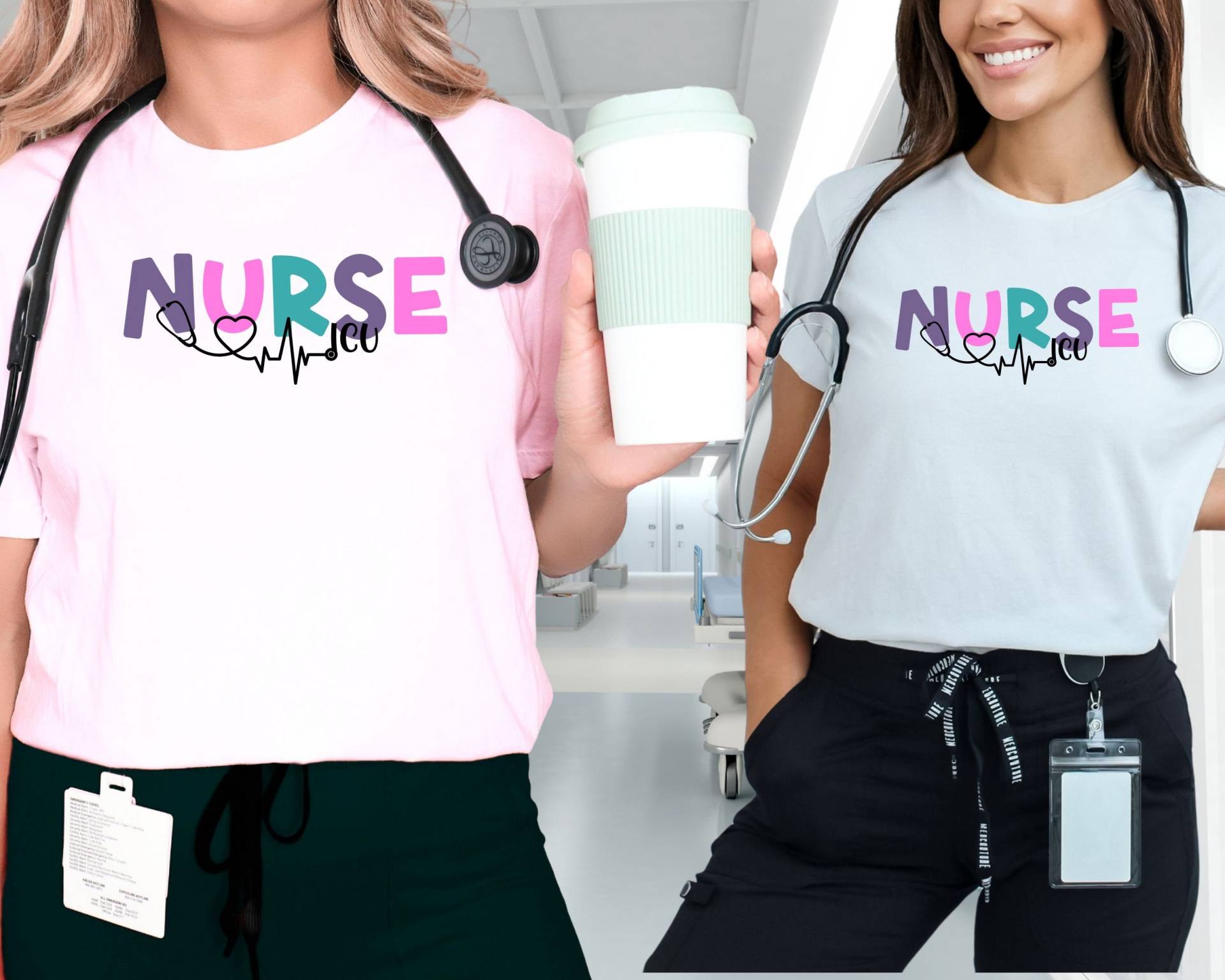 Nurse Icu Shirt, Tshirt, Gift, Icu Nurse, Intensive Care Unit von BeyondDesignForYou