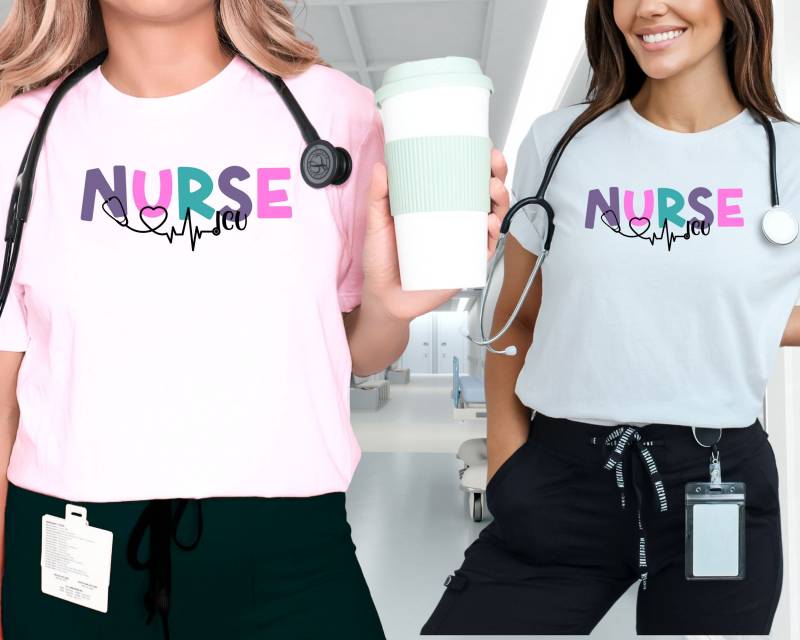 Nurse Icu Shirt, Tshirt, Gift, Icu Nurse, Intensive Care Unit von BeyondDesignForYou