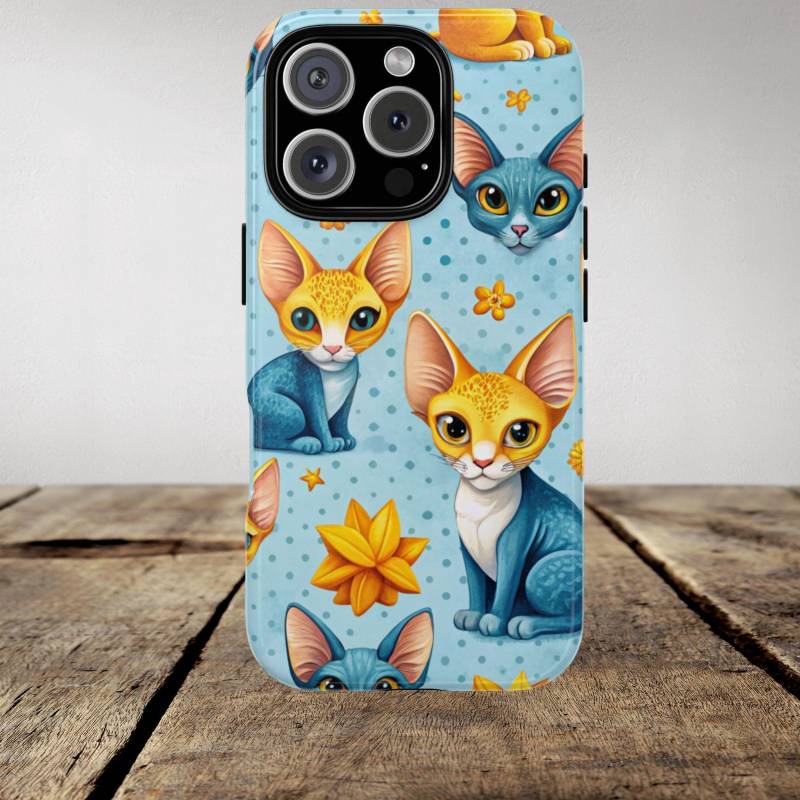 Sphynx Cat Iphone Case, Iphone 16 Cat, Case Cat, Samsung Ultra, Google Pixel 8 Pro, Smartphone Tough Case, Aesthetic von BeyondDesignForYou
