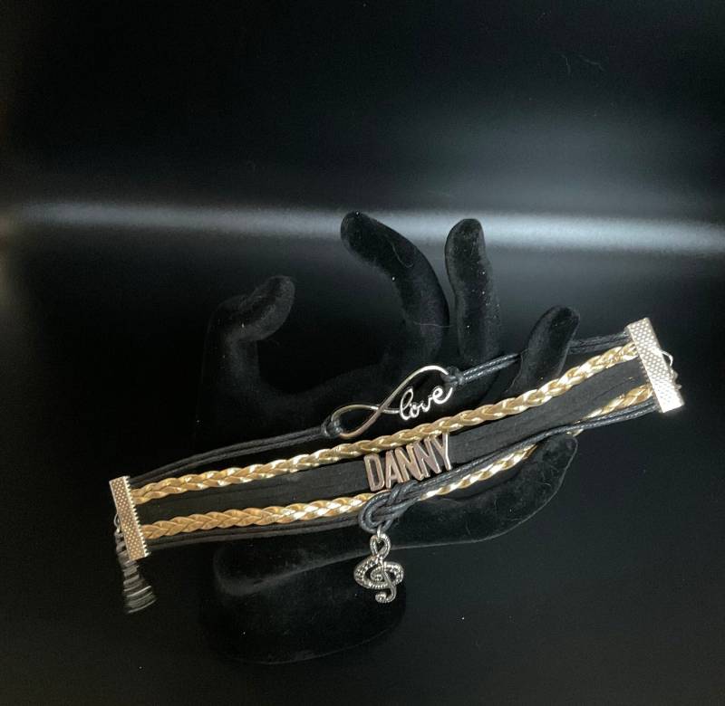 Handgefertigtes Infinity Music Love Danny Nkotb New Kids On The Block Verstellbares Charm-Armband Magic Summer von BeyondInfinityStudio
