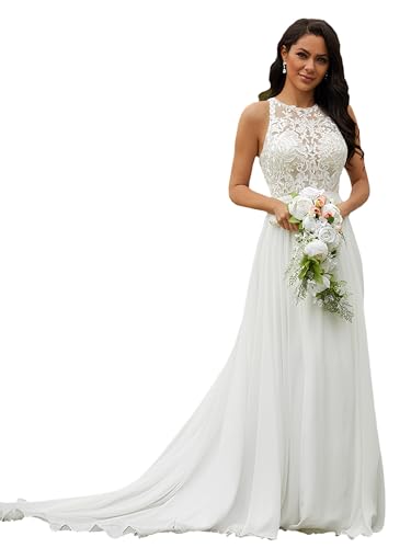 Beyonddress Damen Satin Meerjungfrau Brautkleider Hochzeitskleider Spaghetti Straps Brautmode Brautkleider für Braut von Beyonddress