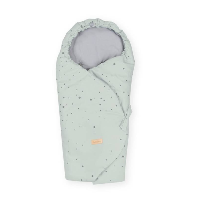 Autositz Swaddle | Mint Polka Dots von Beztroska