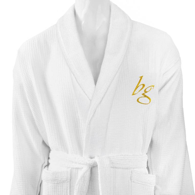 Bademantel - Wabenmuster/Frottee 400G 100% Baumwolle Personalisiert von BgEurope