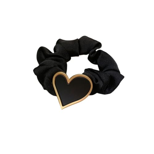 Haargummis,Scrunchies, Modische Haar-Accessoires Strukturierte matte Satin-Haarbänder Haarseil-Kopfbedeckungen(Brown) von BgnEhRfL